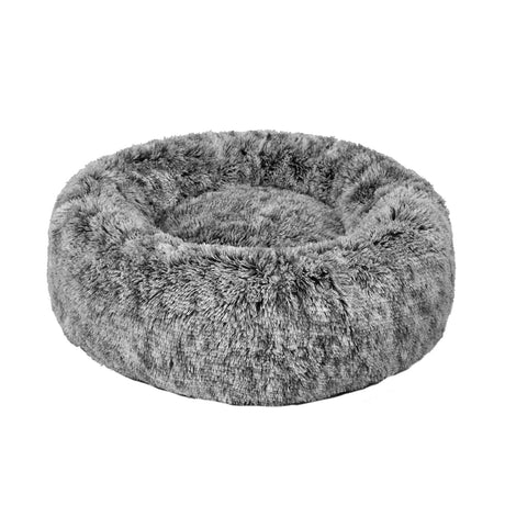 PaWz Pet Bed Cat Dog Donut Nest Calming L Charcoal Large-2018816778347614208