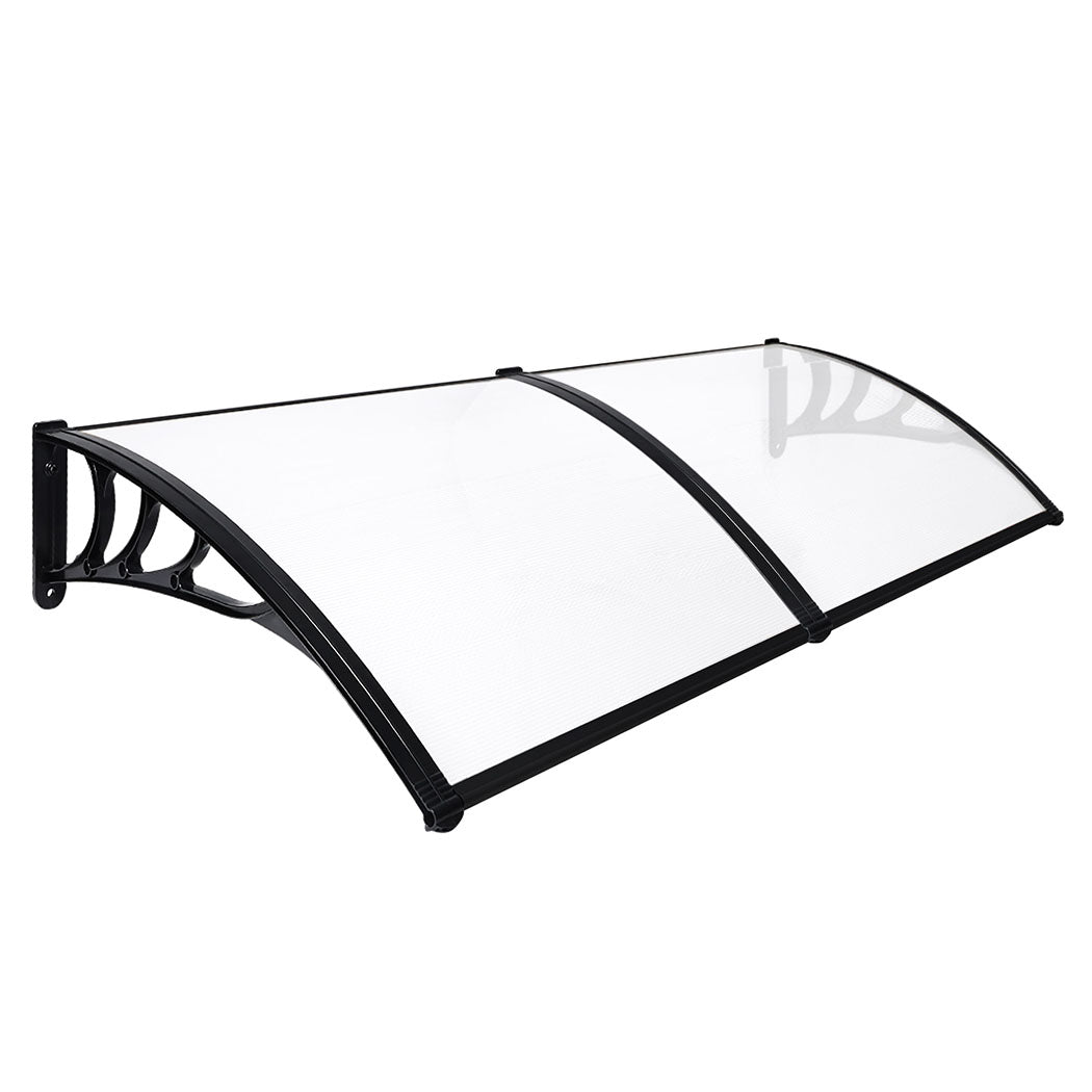 Mountview Window Door Awning Outdoor 1M X 2.4M Transparent 1x2.4M-1954802872516481024