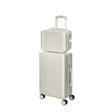 Slimbridge Luggage Suitcase Trolley White 2pc 14