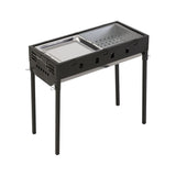 Moyasu Charcoal BBQ Grill Portable Outdoor - Rear View