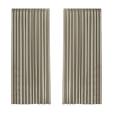 Marlow 2XBlockout Curtains Chenille 180x250 Coffee CD1016-180x250-DG - Low Angle