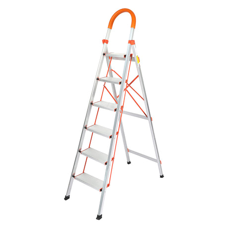 Traderight 6 Step Ladder Folding Aluminium-2018816834136051712