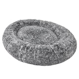TheNapBed Human Size Pet Bed Calming Charcoal - Rear View