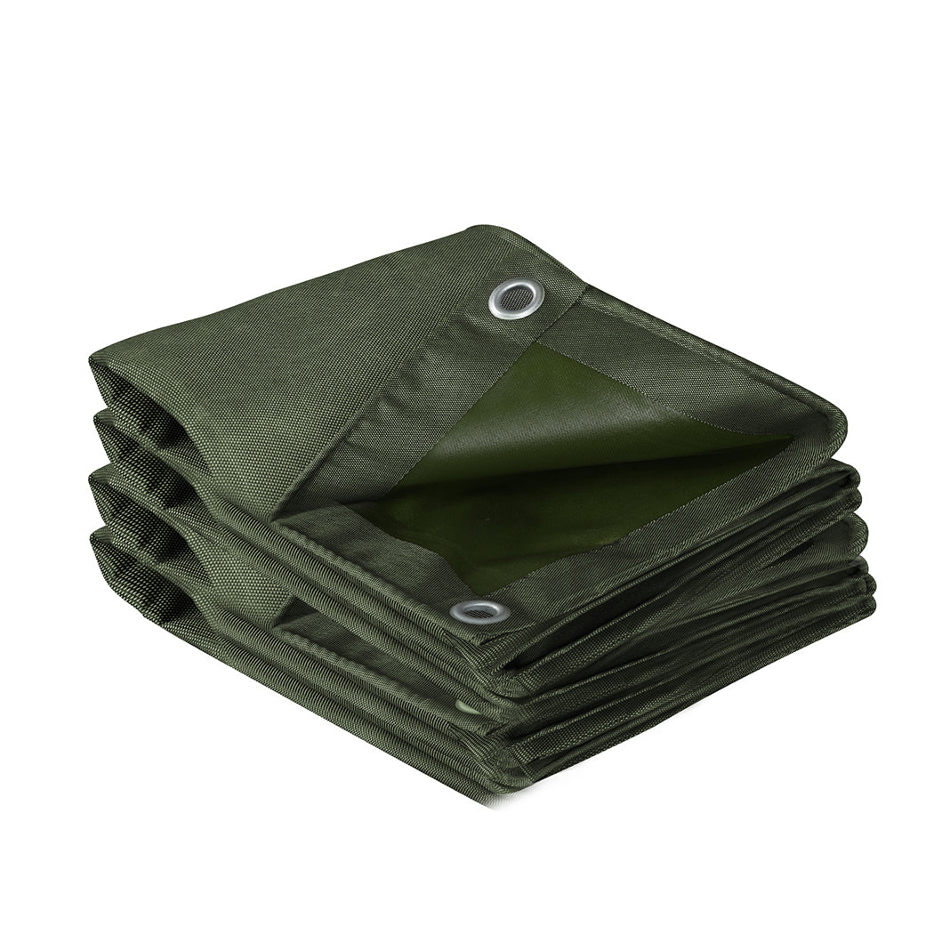 Polyester Canvas Tarp Tarpaulin Sun 4x3 Meter-1954802676395020288