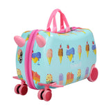 BoPeep Kids Ride On Suitcase Children - Low Angle