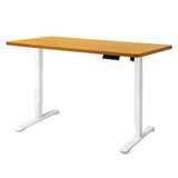 Levede Motorised Standing Desk Adjustable 140cm Natural 1000x 1MM - Low Angle