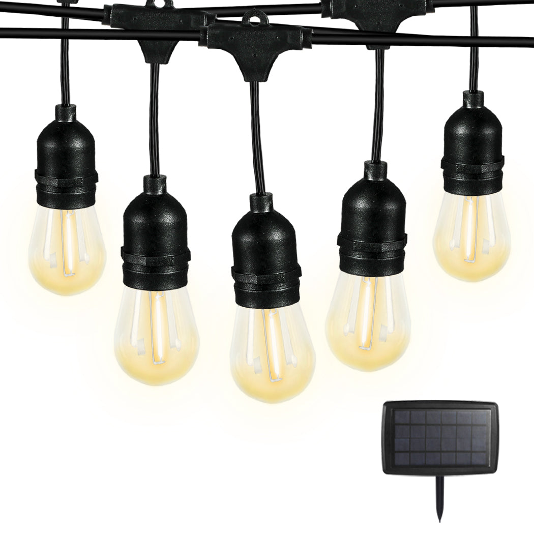 Emitto Solar LED Festoon String Lights-2006733077400915968