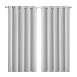 2x Blockout Curtains Panels 3 Layers Grey-2018816694482505728