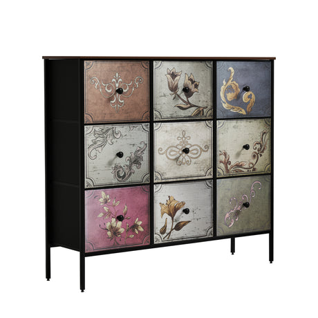 Levede 9 Chest of Drawers Storage Cabinet-2006733278341632000