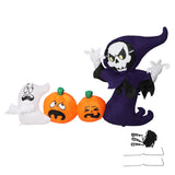 Emitto Halloween Inflatables LED Lights - Low Angle