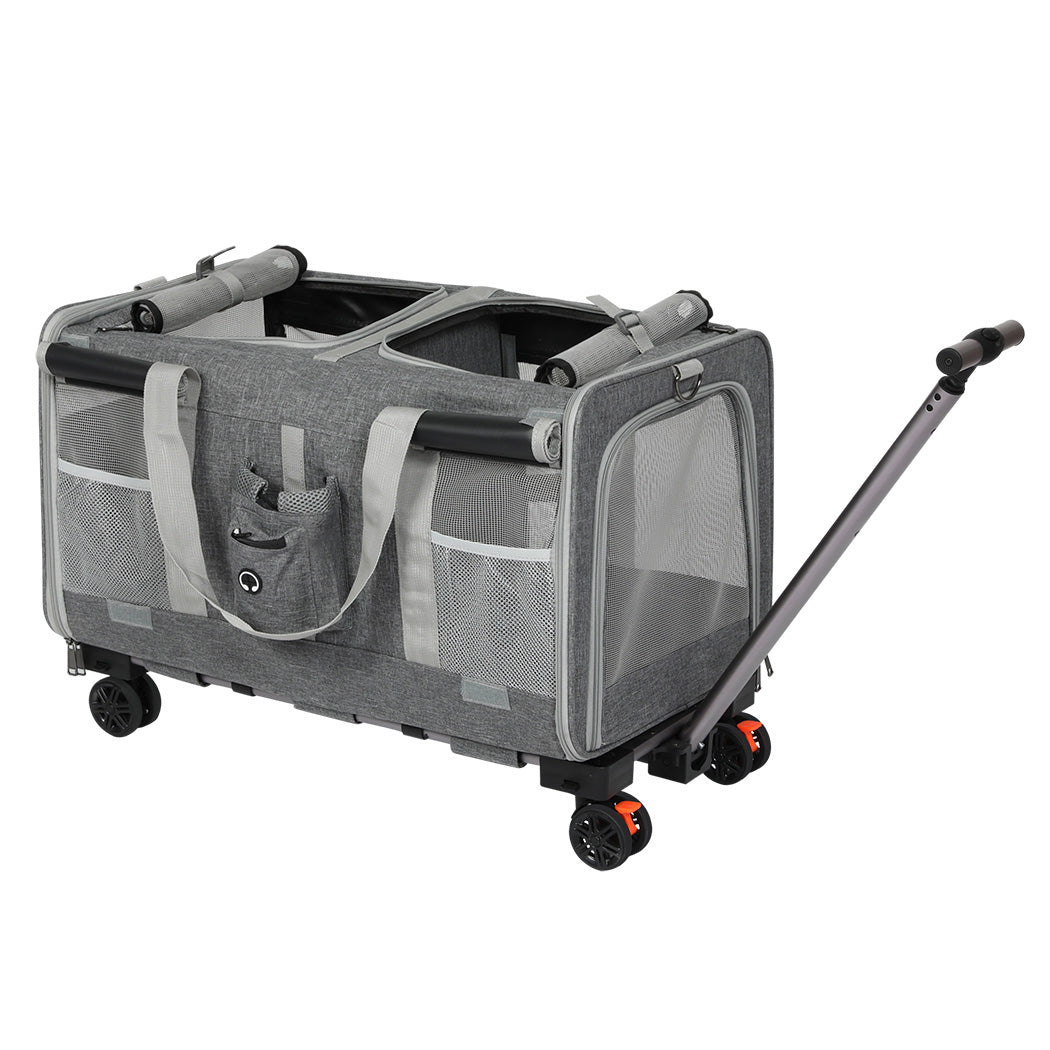 Pawz Pet Carrier 4 Wheel Portable Rolling Foldable-2018816797083570176
