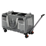 Pawz Pet Carrier 4 Wheel Portable Rolling Foldable - Extra Image