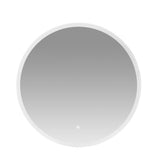 EMITTO LED Wall Mirror Round Anti-fog 60CM - Low Angle