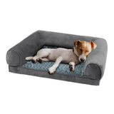 PaWz Pet Bed Sofa Dog Beds Bedding Soft M Cover Grey Cover Medium - Low Angle