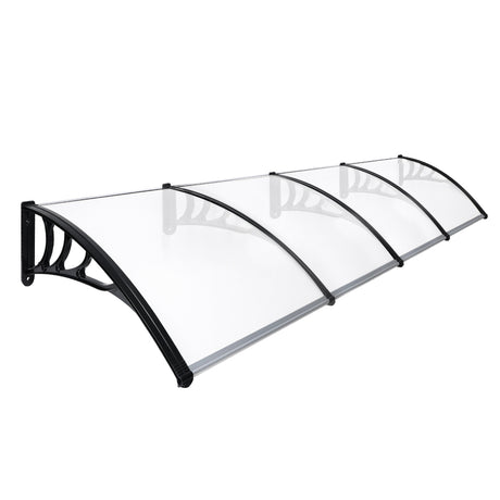 Mountview Window Door Awning Outdoor 1M X 4M Transparent 1x4M-2006733104710029312