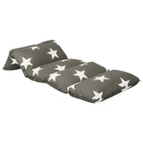 Dreamz Foldable Mattress Kids Pillow Dark grey Large - Low Angle