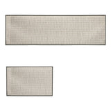 Marlow Kitchen Rug 2PCS Woven Non Slip Absorbent Grey - Extra Image