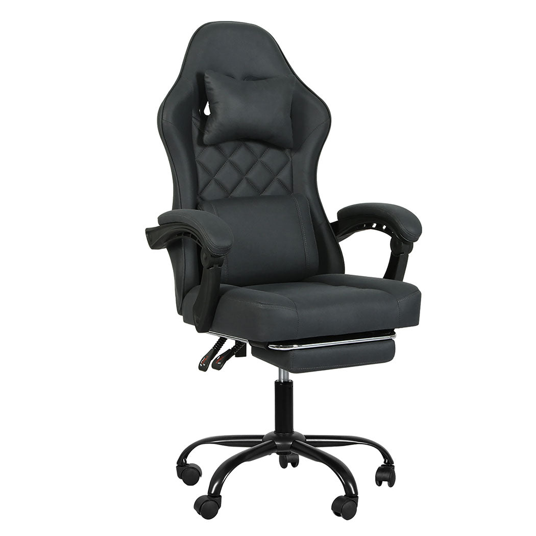 Levede Office Chair High Back Suede Fabric Gaming Chair-2006733418200698880