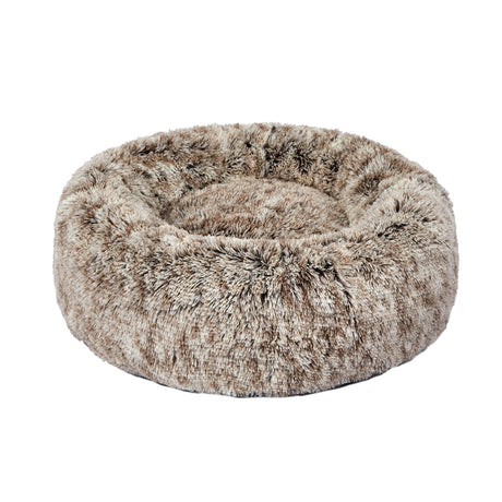PaWz Pet Bed Cat Dog Donut Nest Calming XL Brown X-Large-1954802519809069056