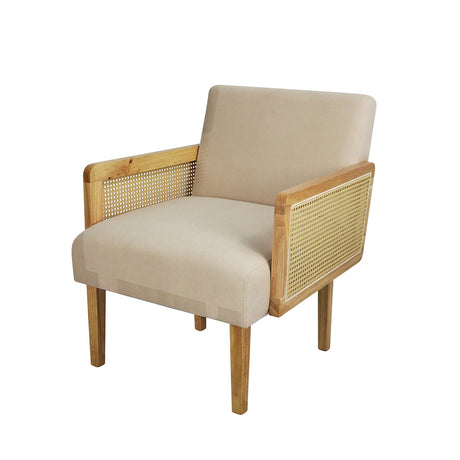 Levede Rattan Lounge Armchair-1954802349432246272