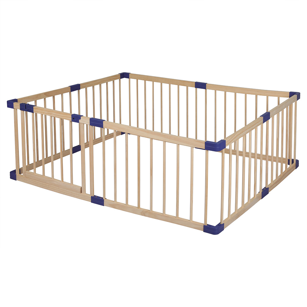 BoPeep Kids Playpen Wooden Baby Safety Medium-2006733211438288896