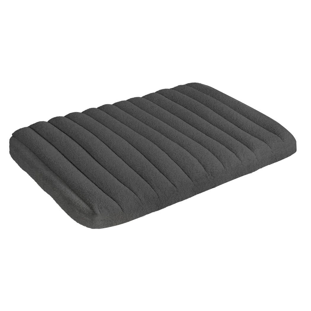 Pawz L Size Orthopedic Dog Bed with Sherpa Plush Removable Cover in Grey-1954802481632514048