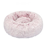 PaWz Pet Bed Cat Dog Donut Nest Calming XL Pink X-Large - Low Angle