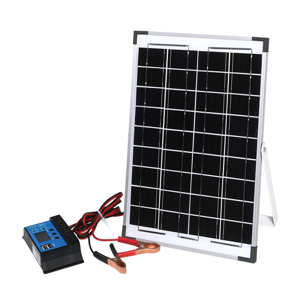 12V 10W Solar Panel Kit Mono Caravan-2018816730255724544