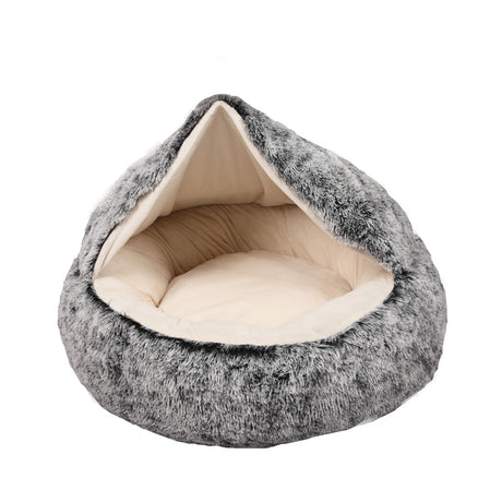 PaWz Pet Dog Calming Bed Warm Soft Plush M Medium-1954802545398517760
