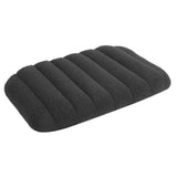 Pawz S Size Orthopedic Dog Bed with Sherpa Plush Removable Cover in Grey - Extra Image