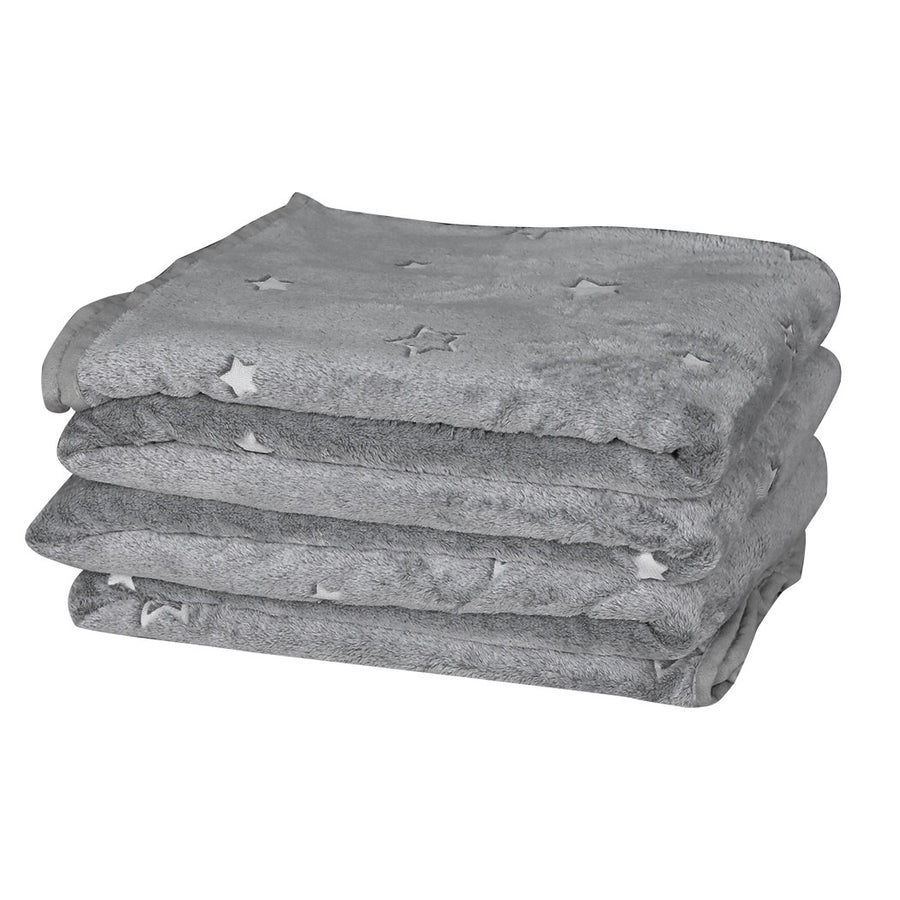 DreamZ 3x3M Large Oversized Blanket Grey Star-2018816714464169984