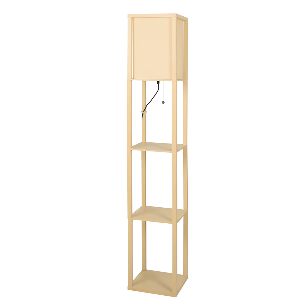 EMITTO Floor Lamp LED Storage Shelf Khaki-2006733078411743232