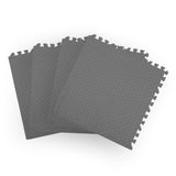 Bopeep EVA Foam Kids Play Mat Floor Grey - Rear View