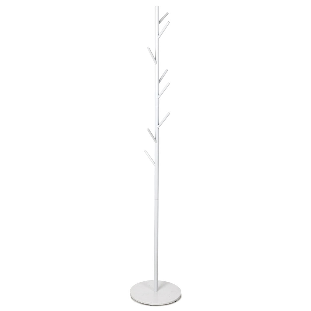 Levede Coat Rack Hat Clothes Stand Hanger White-2018816731472072704