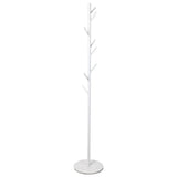 Levede Coat Rack Hat Clothes Stand Hanger White - Close-Up Angle