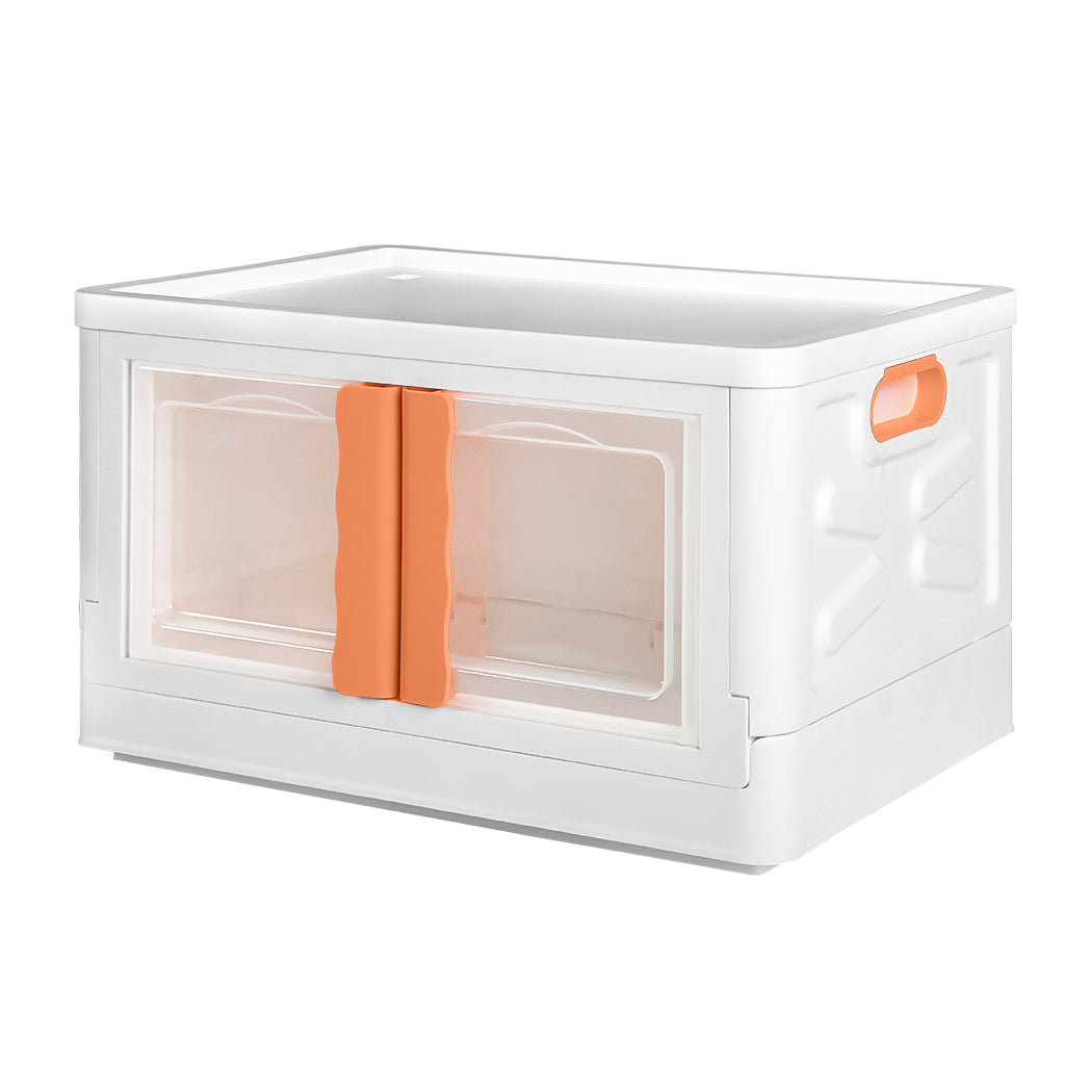 Storage Container Stackable Plastic Pink-1954802601056931840