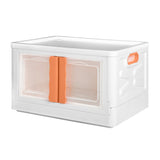 Storage Container Stackable Plastic Pink - Low Angle