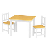 Bopeep Kids Table and Chairs Set Wooden 3PCS Study Play - Extra Image