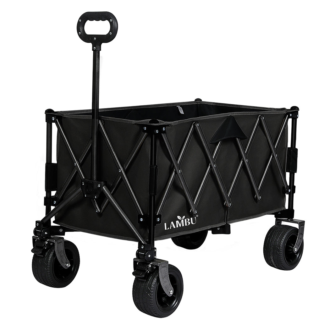 Lambu Folding Wagon Cart Black-1954802441979564032