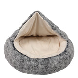 PaWz Pet Dog Calming Bed Warm Soft Plush XL X-Large - Low Angle