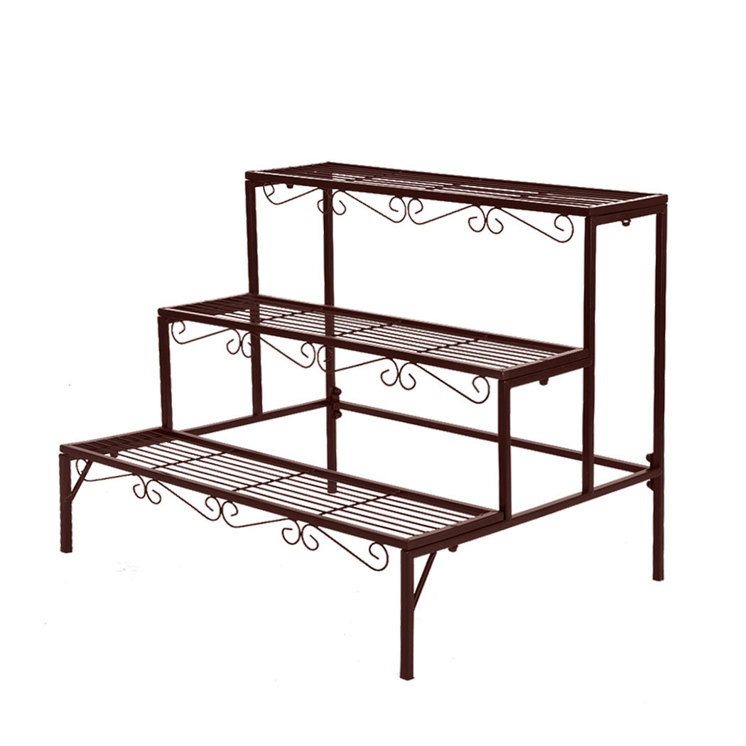 Levede Plant Stand 3 Tier Rectangle-2006732926087204864