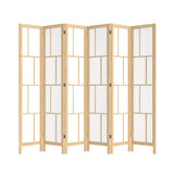 Levede 6 Panel Room Divider 170cm Freestanding Screen-2006733395052335104