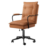 LEVEDE Ergonomic Office Chair Computer PU Brown - Extra Image