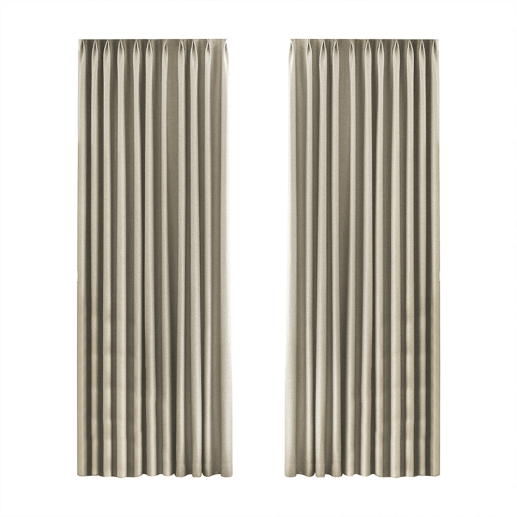 Marlow 2XBlockout Curtains Chenille 132x250 Coffee-2018816772576251904