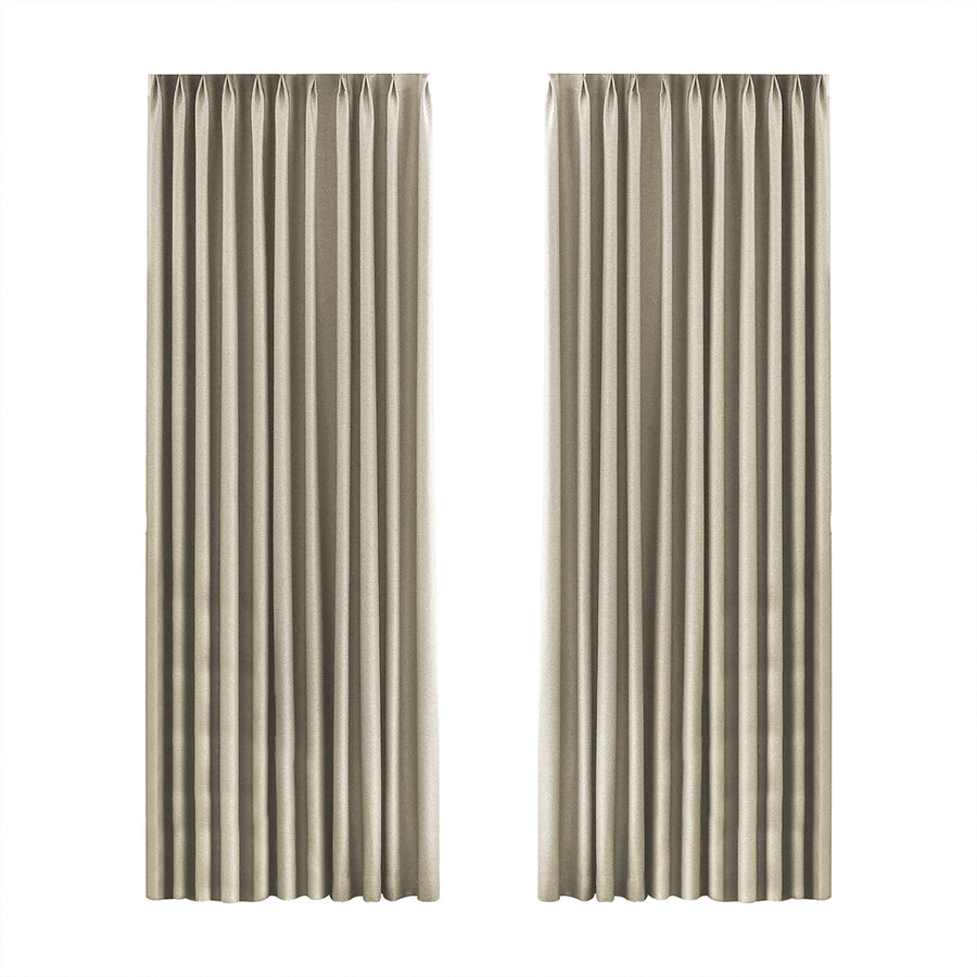 Marlow 2XBlockout Curtains Chenille 132x250 Coffee-2018816772576251904