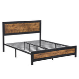 Levede Metal Bed Frame Mattress Base Double - Low Angle