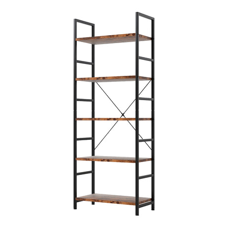 Levede 5-Tier Industrial Bookshelf Bookcase 157.5cm-1960920171552051200