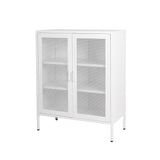 Levede Storage Cabinet Steel Kitchen White - Extra Image