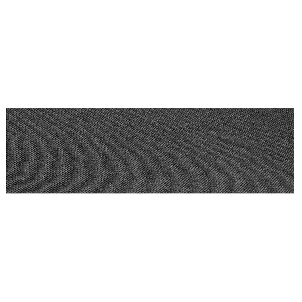 Marlow Extra Large Floor Rug Outdoor 90cm x 305cm Grey-2006732691143266304