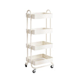 Levede 4 Tiers Kitchen Trolley Cart White - Extra Image